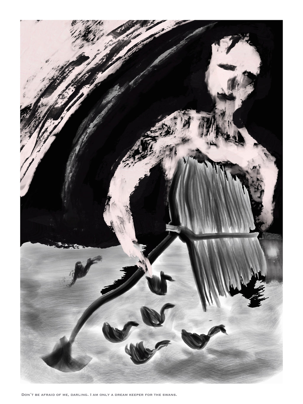 Dream Keeper — Fine Art Print (30 × 40 cm)