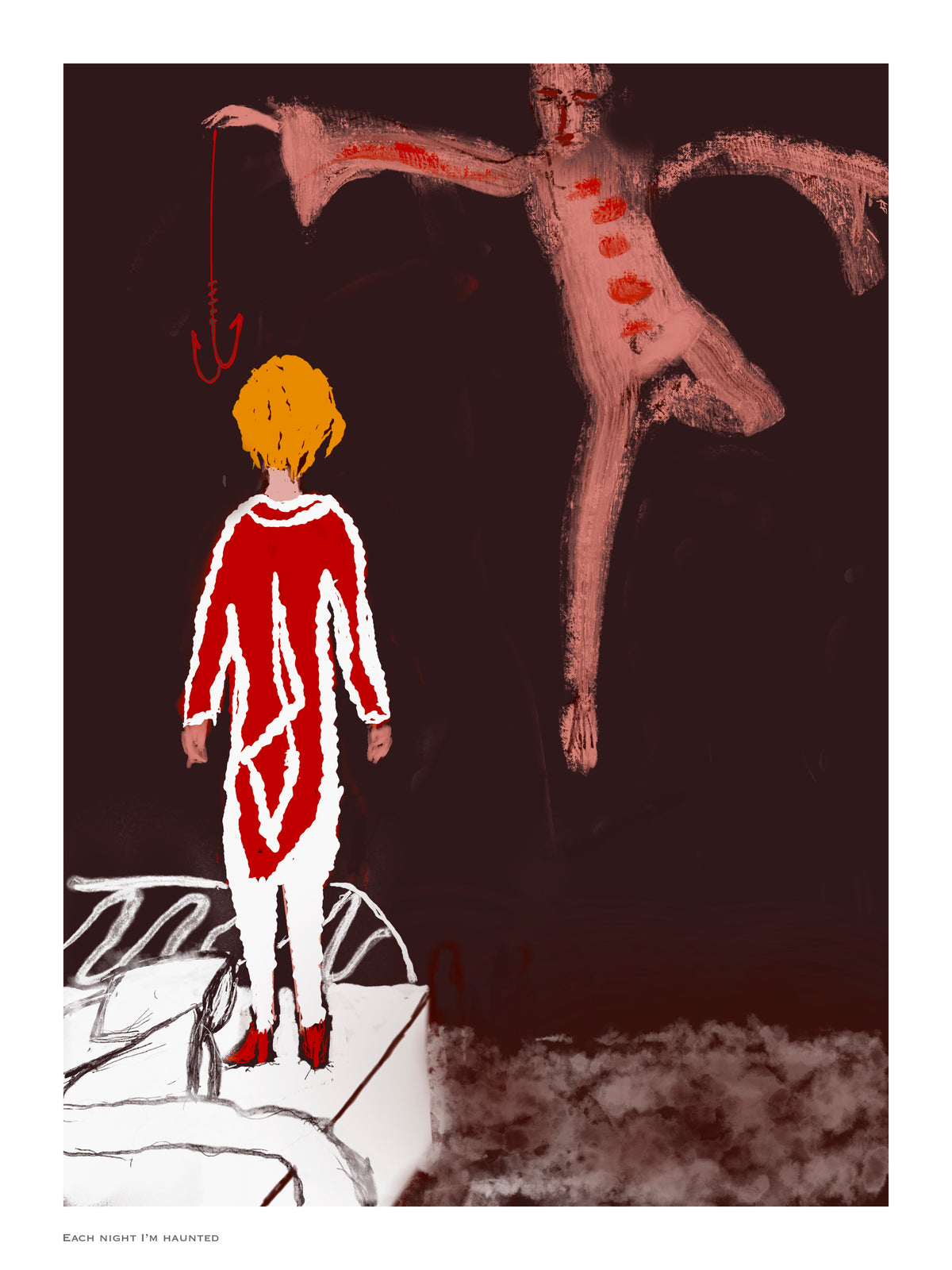 Haunted — Fine Art Print (30 × 40 cm)