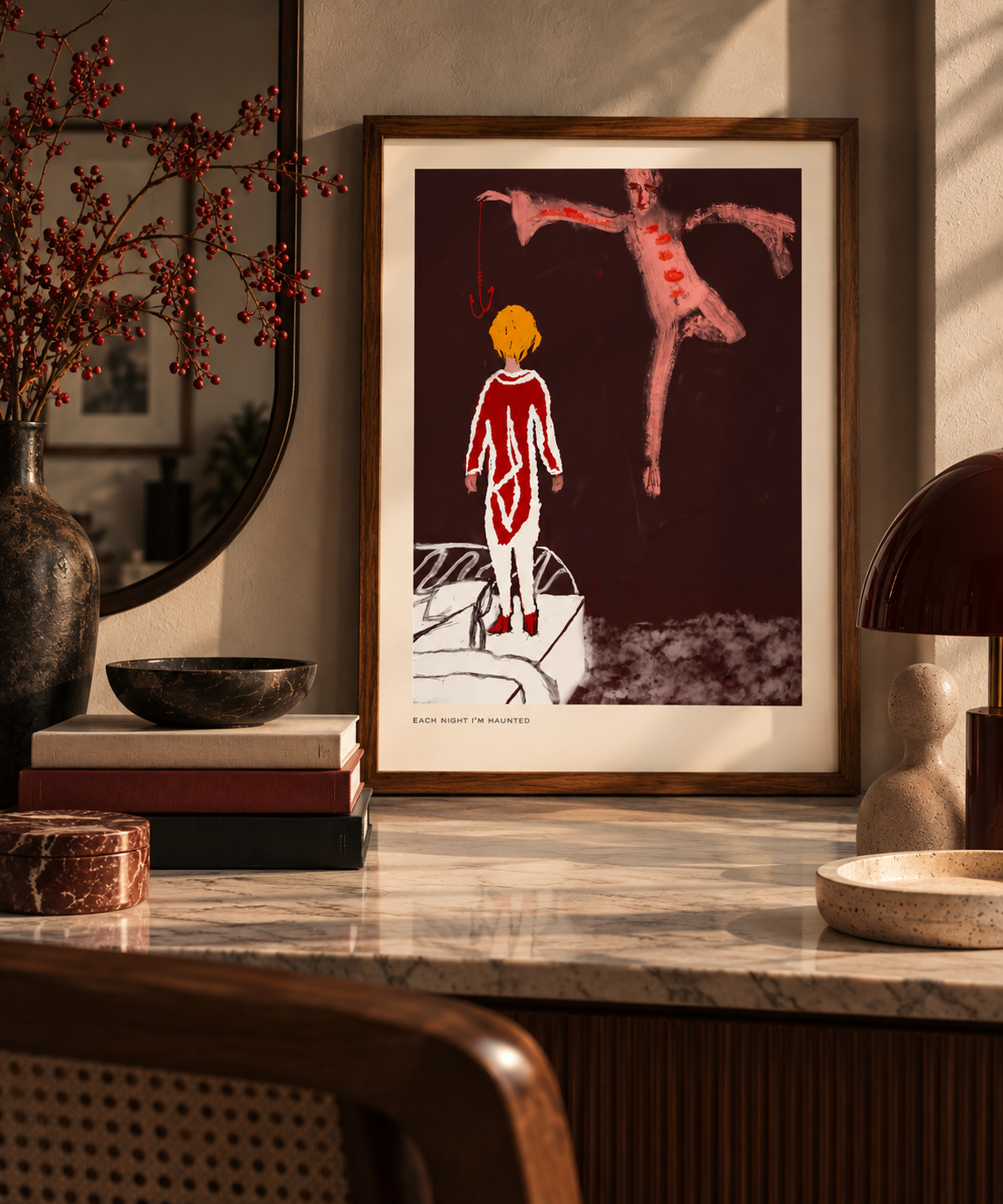 Haunted — Fine Art Print (30 × 40 cm)