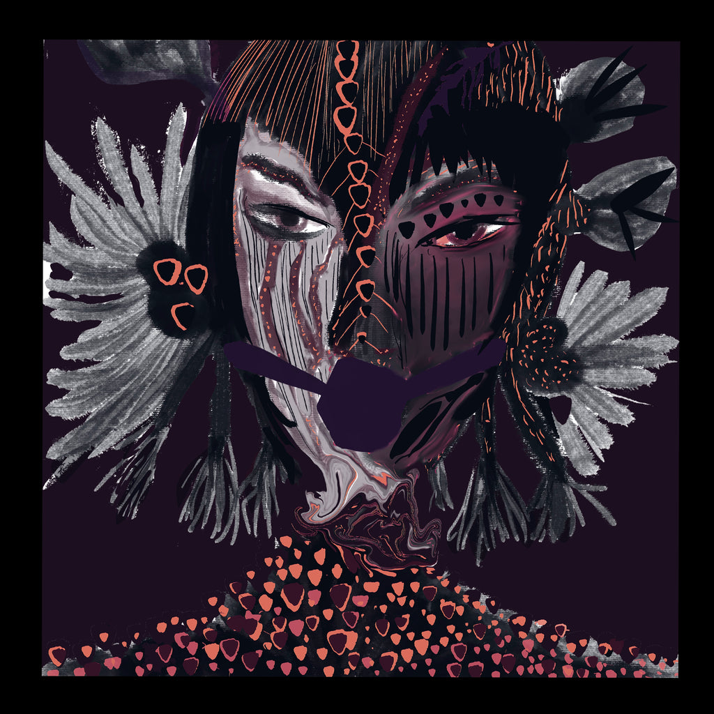No Words — Fine Art Print (20 × 20 cm)